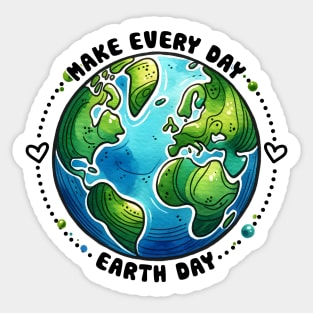 Every day is Earth Day Sticker